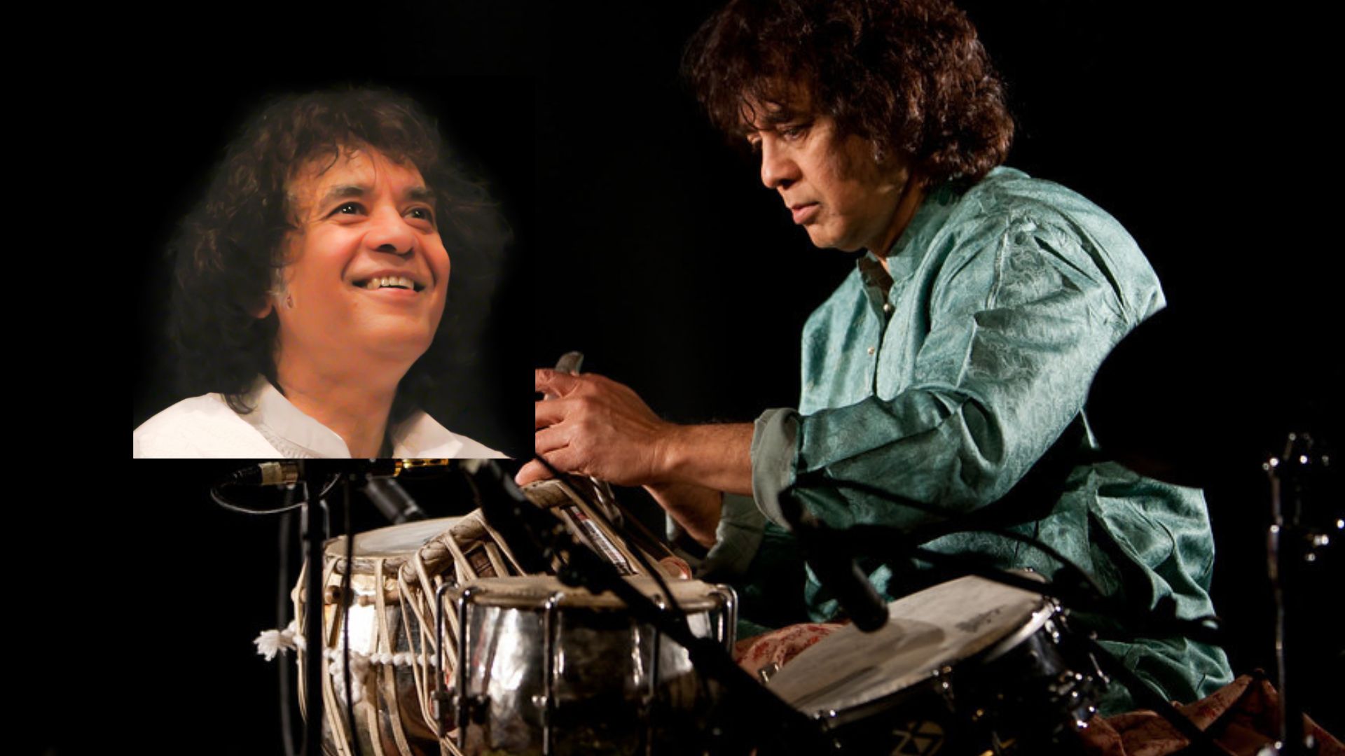 Zakir Hussain Ji Playing Tabla